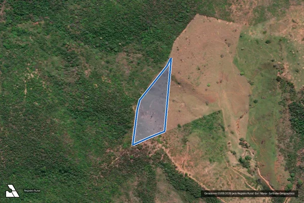 Imagem de satélite de Sítio Turmalina - Parcela 1 em Baixo Guandu - ES