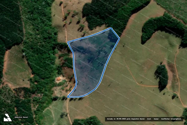 Imagem de satélite de FAZENDA GRUNA - Parte 1 em Aricanduva - MG