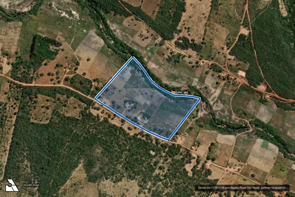 Imagem de satélite de FAZENDA PAU GRANDE - GLEBA "B" em Rio Pardo de Minas - MG