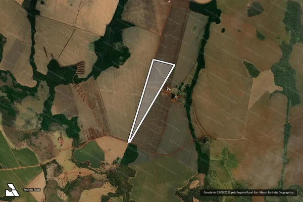 Imagem de satélite de FAZENDA ESTREITO PONTE DE PEDRAS - Parte 1 em Rio Verde - GO
