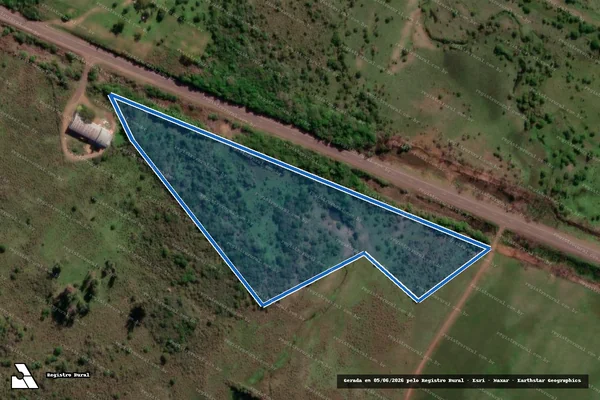 Imagem de satélite de Imperatriz Terezinha - Parte 1 em Quaraí - RS