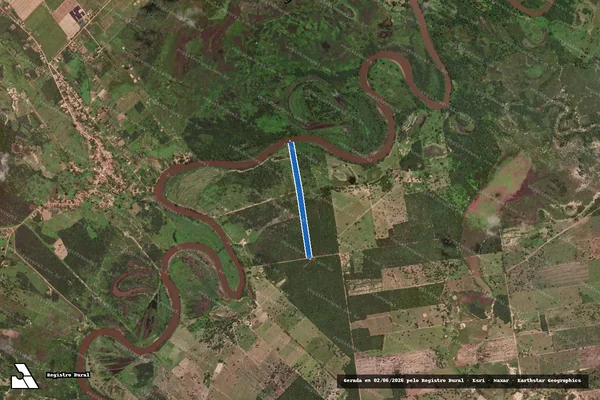 Imagem de satélite de Estrada Vicinal 33 - Estrada Vicinal 33 em Angical - BA