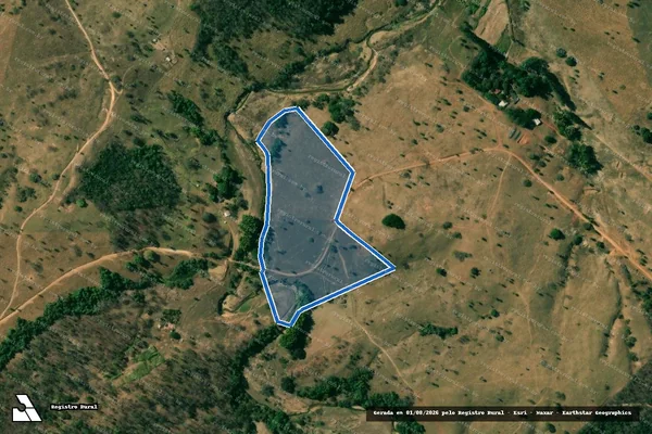 Imagem de satélite de FAZENDA DOIS IRMÃO - 001 em Estrela do Sul - MG