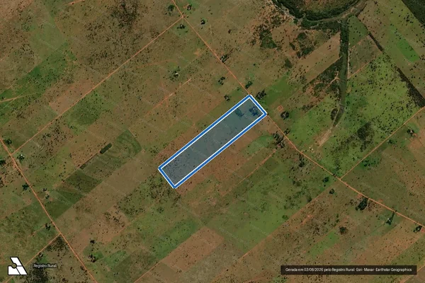 Imagem de satélite de P.A. MUTUM - Lote 179 em Ribas do Rio Pardo - MS