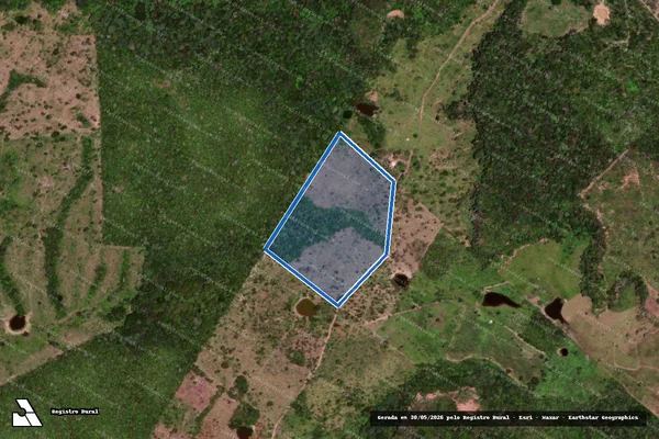 Imagem de satélite de Lote 17-Fazenda Genipapo-P. A. Margarida Maria Alves / Lote 17-P1