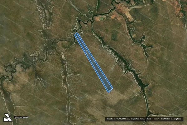 Imagem de satélite de Fazenda Baliza - Parcela 1 em Cocos - BA
