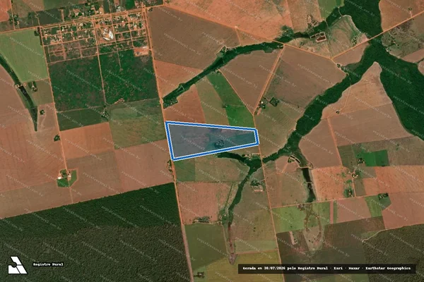 Imagem de satélite de Lote 39 ? Projeto de Assentamento Pontal do Marape - LOTE 039 em Nova Mutum - MT