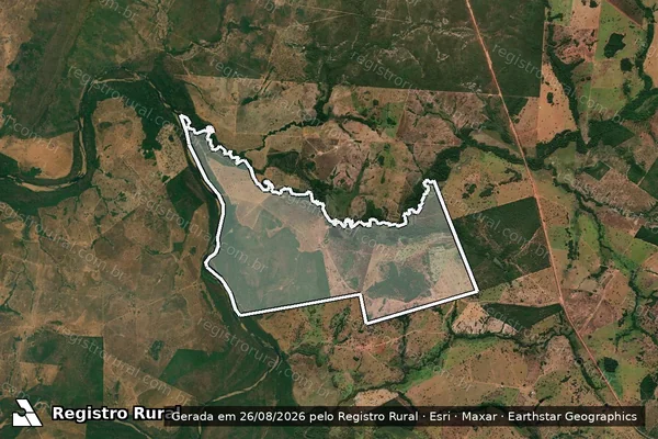 Imagem de satélite de FAZENDA GONÇALO - PARTE 1 em Mara Rosa - GO