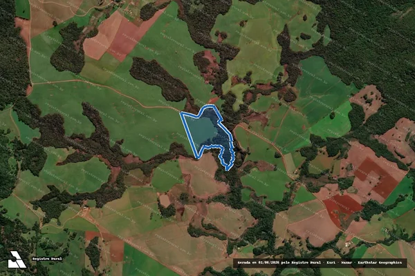 Imagem de satélite de Fazenda Roseira - Fazenda Roseira em Lagoa Vermelha - RS