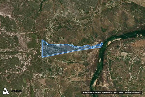 Imagem de satélite de Lote 01, Desmembrado do Lugar Denominado TEUBA, Fazenda Soledade - Lote 01, Desmembrado do Lugar Denominado TEUBA, Fazenda Soledade em Paranã - TO