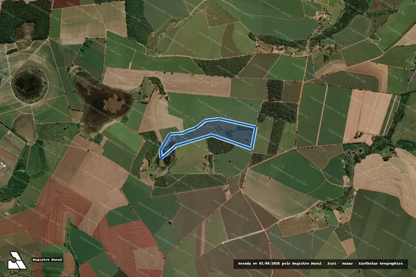 Imagem de satélite de Sítio Lagoa das Antas - Sítio Lagoa das Antas em Pirassununga - SP