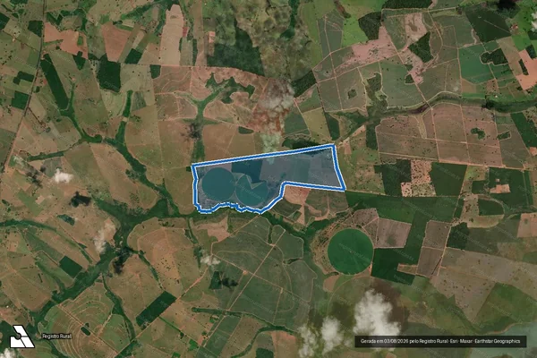 Imagem de satélite de Fazenda São Lourenço / FAZENDA SÃO LOURENÇO em Cardoso - SP