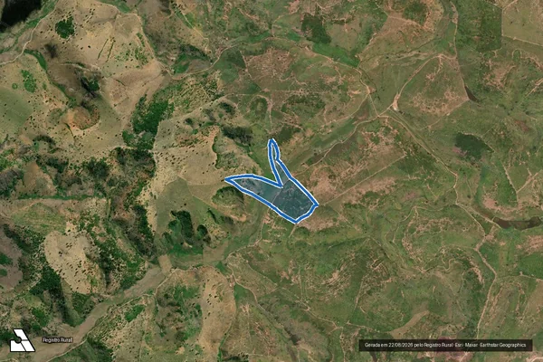 Imagem de satélite de FAZENDA ÁGUA PRETA - FAZENDA ÁGUA PRETA em Ataléia - MG