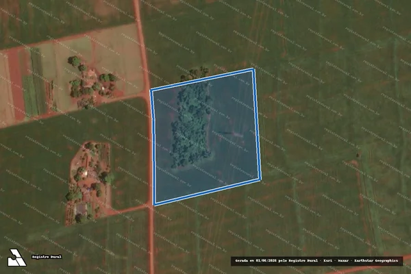 Imagem de satélite de Sitio Santa Maria em Cândido Mota - SP