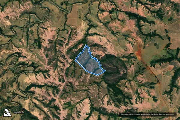 Imagem de satélite de FAZENDA FAROFA - Parte 1 em Carmo do Paranaíba - MG