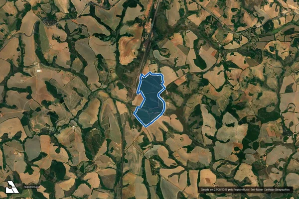Imagem de satélite de FAZENDA DO CRUZEIRO - Gleba A em São João del Rei - MG