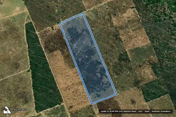 Imagem de satélite de FAZENDA BARAÚNA - LOTE 22 em Cotegipe - BA