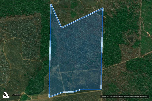 Imagem de satélite de SÍTIO AGUA BRANCA-GLEBA CURUQUETE / SÍTIO AGUA BRANCA-GLEBA CURUQUETE