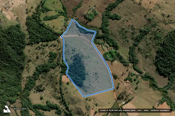 Imagem de satélite de FAZENDA AREIAS ? GLEBA 03 - 001 em Passos - MG