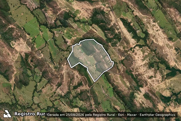 Imagem de satélite de FAZENDA BOA VISTA - Parte 1 em Unaí - MG