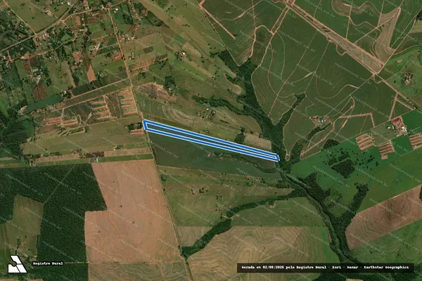 Imagem de satélite de Lote de terras A-4 - Parcela 1 em Perobal - PR