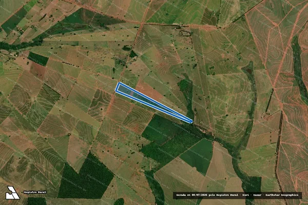 Imagem de satélite de Estância Santo Expedito - Lote n° 351-B em Icaraíma - PR