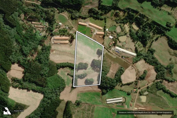 Imagem de satélite de Imóvel Rural em Caçador - SC