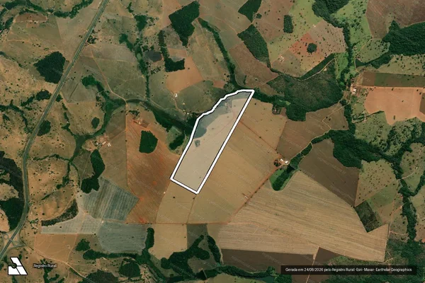 Imagem de satélite de Fazenda Retiro - Parcela 1 em Catalão - GO