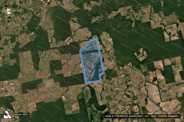 Imagem de satélite de FAENDA PEDRA NEGRA em Marcelândia - MT