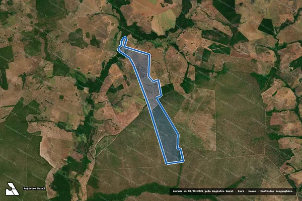 Imagem de satélite de FAZENDA AGUA BOA em São Pedro dos Crentes - MA