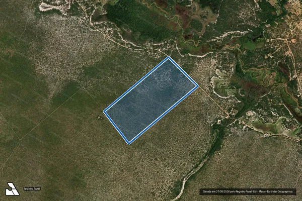 Imagem de satélite de FAZENDA CAMPO GRANDE / VARGEM BONITA em Januária - MG