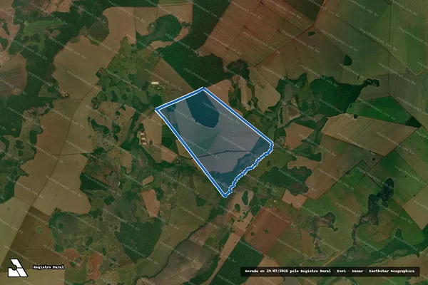 Imagem de satélite de FAZENDA BOA ESPERANÇA - Parte 1 em Rio Brilhante - MS