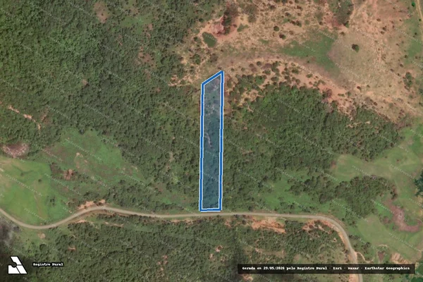 Imagem de satélite de FAZENDA JAGUARIÚNA - GLEBA 14 em Alpercata - MG