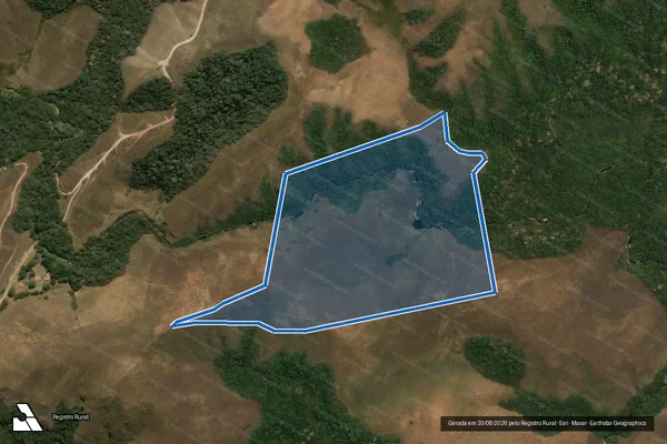 Imagem de satélite de Fazenda do Conde - Gleba B - 03 em Areias - SP