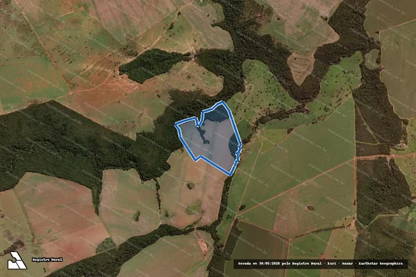 Imagem de satélite de Fazenda Onça em Barra do Garças - MT