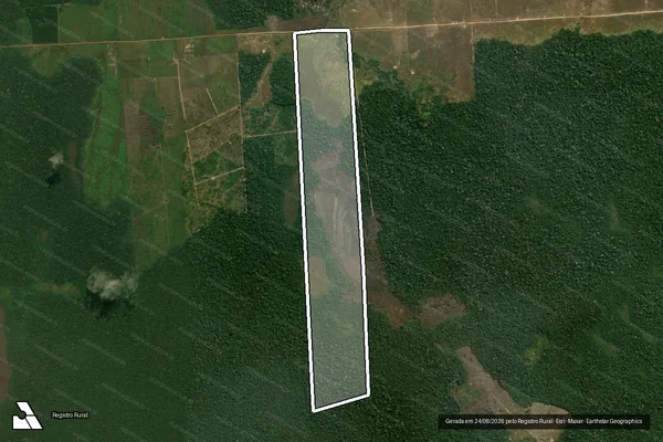 Imagem de satélite de FAZENDA ANA SILVA – GLEBA TRÊS IRMÃOS