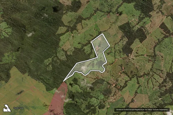 Imagem de satélite de FAZENDA SÃO JOÃO - Parcela 1 em Pontalina - GO