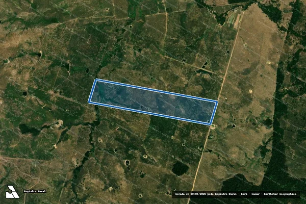 Imagem de satélite de FAZENDA CAMPOS BELOS II - Parcela 5 em Bannach - PA