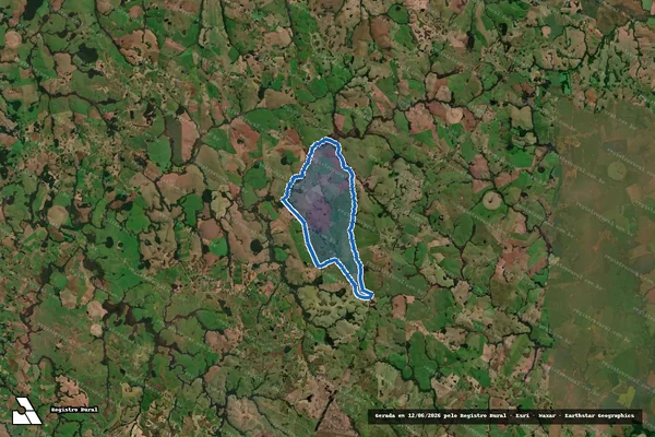 Imagem de satélite de Estância do Espinilho - Gleba 3 em Cruz Alta - RS