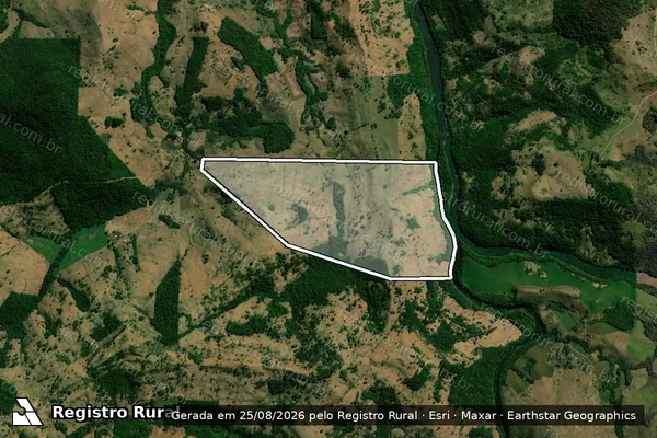 Imagem de satélite de Matrícula_26.344 - Matrícula 26.344 em Nova Laranjeiras - PR