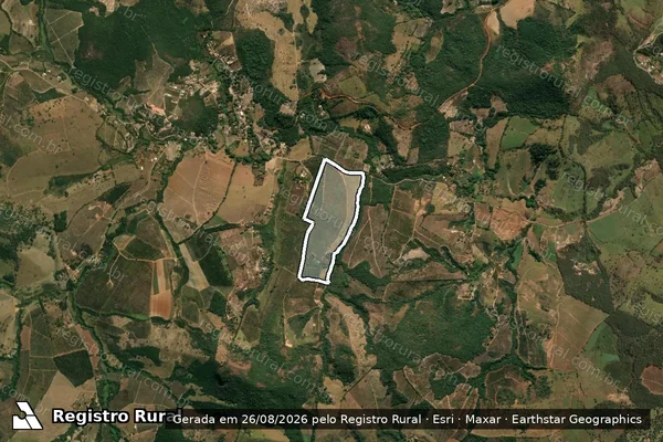 Imagem de satélite de PASTO DA ZILICA - Parte 1 em Belo Vale - MG