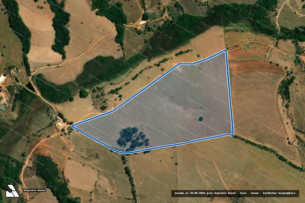 Imagem de satélite de FAZENDA DA MATA, MATA DOS VIEIRAS, ALVARENGAS E RETIRO - FAZENDA DA MATA, MATA DOS VIEIRAS, ALVARENGAS E RETIRO em Cristais - MG