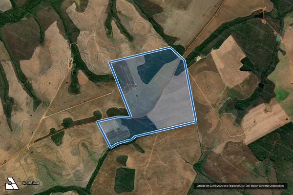 Imagem de satélite de FAZENDA PISCAMBA - Única em Cristalina - GO