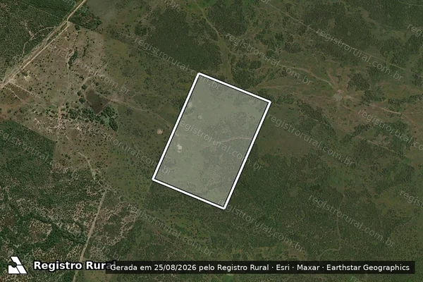 Imagem de satélite de Fazenda Dois Capões - Parte 1 em Poconé - MT