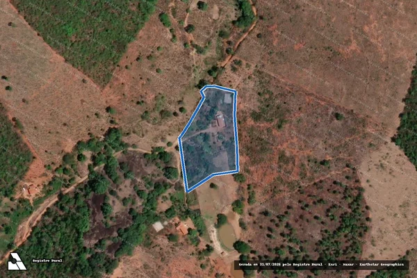Imagem de satélite de SITIO ABREU - Parte 1 em Berilo - MG