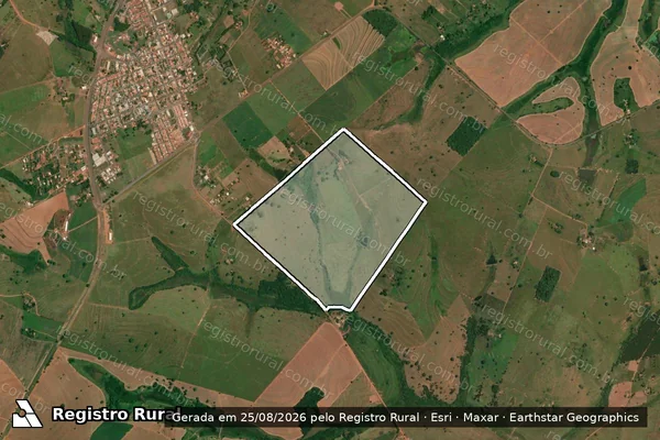 Imagem de satélite de FAZENDA ECATU II - GLEBA 01 em Macedônia - SP