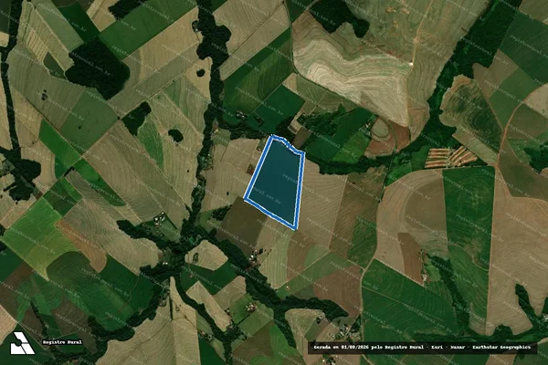 Imagem de satélite de SITIO OTAVIO - LOTE Nº V-3 - LOTE Nº "V3" em Peabiru - PR