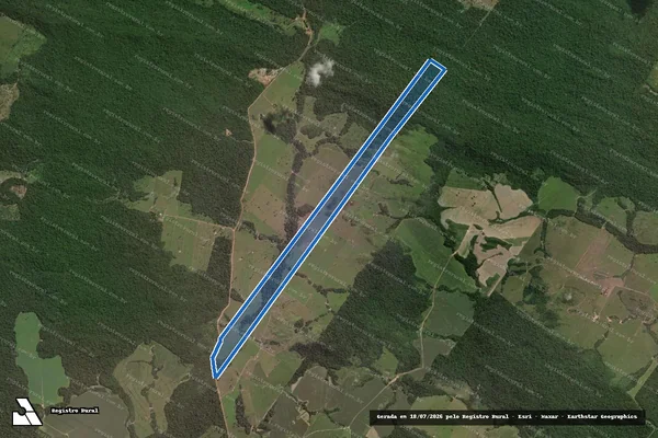 Imagem de satélite de FAZENDA PRESIDENTE BERNARDES - FAZENDA PRESIDENTE BERNARDES em Jacareacanga - PA