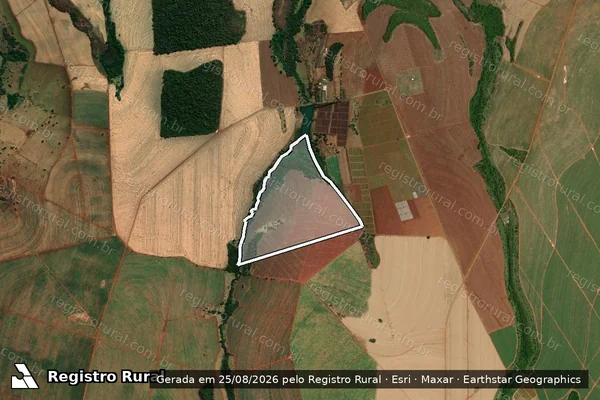 Imagem de satélite de FAZENDA VERA CRUZ - Gleba B em Canápolis - MG