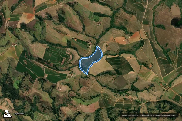 Imagem de satélite de FAZENDA TRES BARRAS - GLEBA 02 em São Roque de Minas - MG